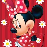 Prosoape pentru copii Disney Minnie Mouse rosu